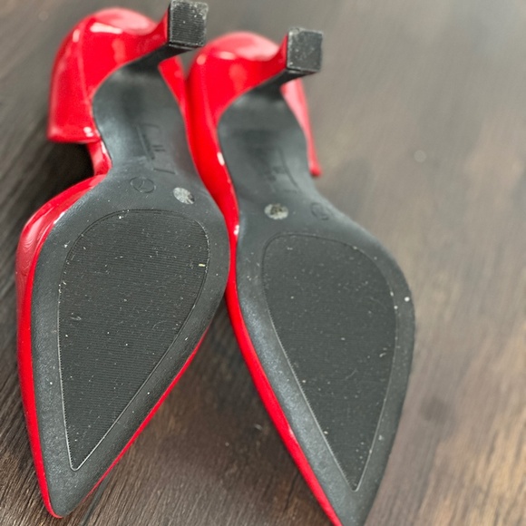 ✨ Worthington Lucien Women’s Pointed Closed Toe Stiletto Heel Pumps ✨ Size 7 Red - Picture 13 of 13